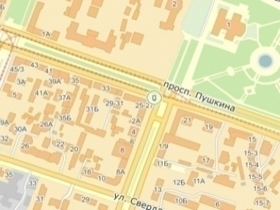 Ситилайт, Днепр, пр.Лесі Українки (пр.Пушкіна), 25-27, перехрестя пр.Олександра Поля і пр.Лесі Українки (пр.Пушкіна), зупинка/пр.Пушкина, 25-27, перекресток пр.Кирова и пр.Пушкина. Остановка