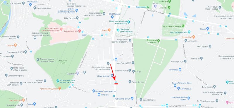 Скролл/Ситиборд, Киев, Теліги О. вул. 3, в напрямку до вул. Дегтярівської