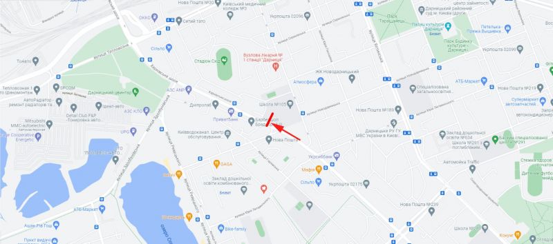 Ролер/Призматрон, Київ, Харківське шосе 21/4, рух в напрямку Здолбунівська вул.