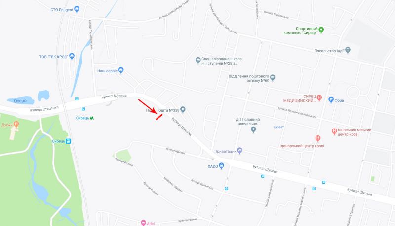 Ролер/Призматрон, Київ, Щусєва Академіка вул. 36 , рух в напрямку ст. м. "Дорогожичі"