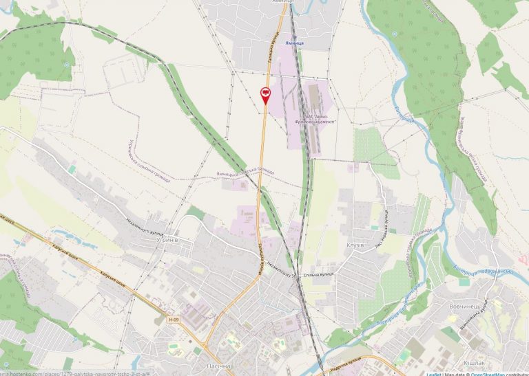 Білборд/Щит, Траси, Галицька навпроти (цементно-шиферний завод) №3