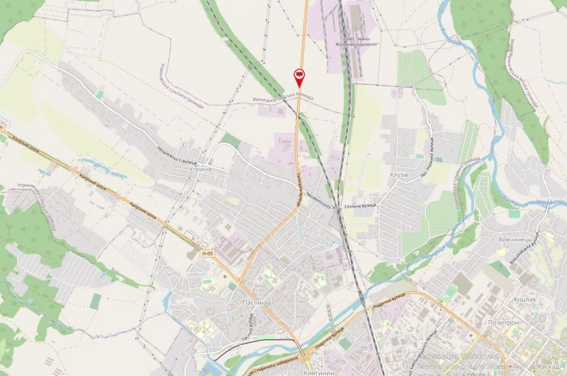 Білборд/Щит, Траси, Галицька навпроти (цементно-шиферний завод) №7 в'ізд в місто