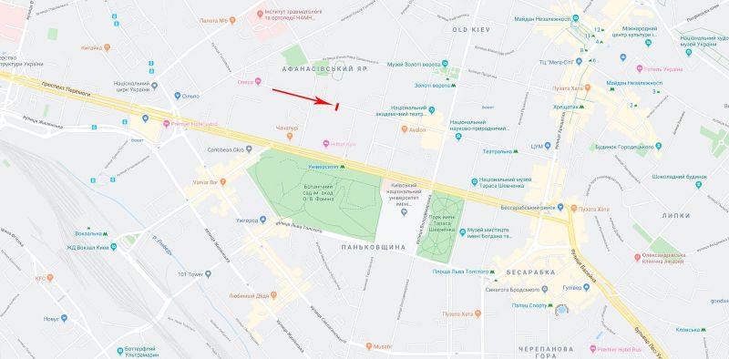 Скролл/Ситилайт, Киев, Хмельницького Богдана вул. 37, світлофор, рух в напрямку ст. м. "Золоті Ворота"