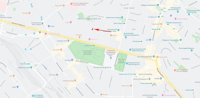 Скролл/Ситилайт, Киев, Хмельницького Богдана вул. 37, рух в напрямку вул. Гоголівська