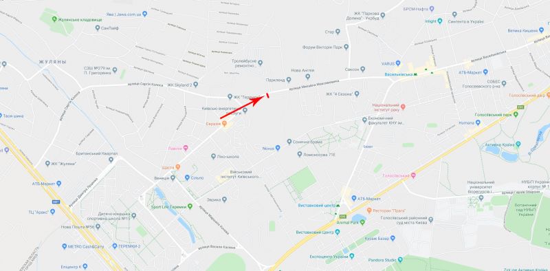 Ролер/Призматрон, Київ, Максимовича Михайла вул. 32а, рух в напрямку ст. м. "Васильківська"