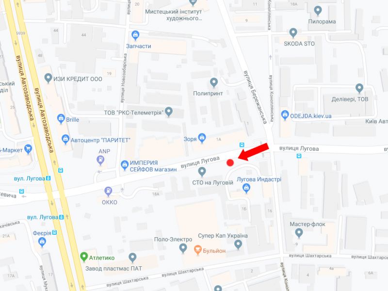 Білборд/Щит, Київ, Лугова вул. - вул. Бережанська, на світлофорі, в сторону вул. Автозаводська, вул. Вишгородська