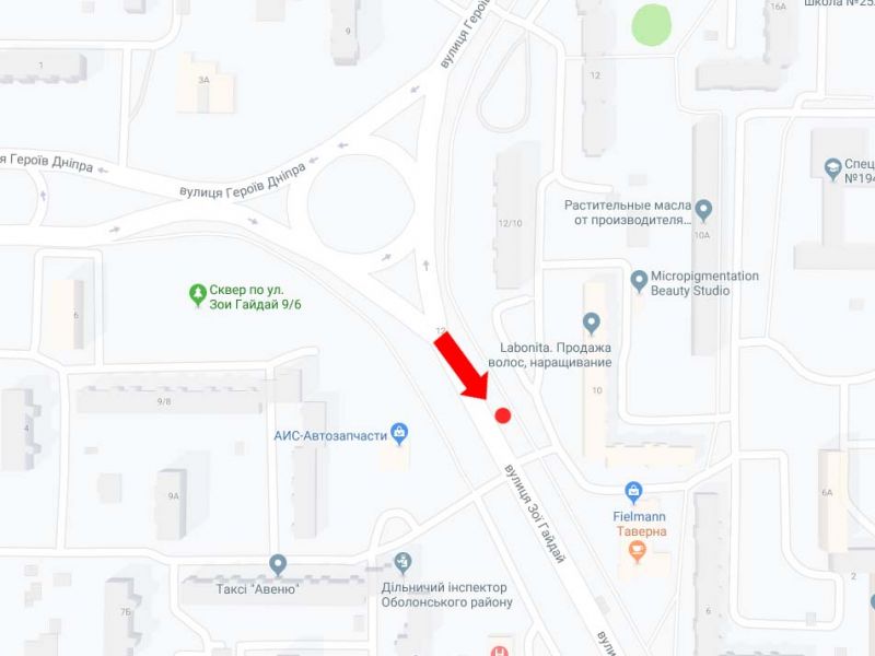 Білборд/Щит, Київ, Гайдай вул., 10, в сторону вул. Тимошенка