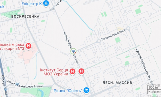 Билборд/Щит, Киев, Братиславська вул.7б (АЗС "WOG", АЗС "Shell"), в напрямку просп.Ватутіна