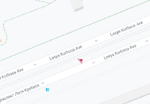 Билборд/Щит, Киев, Курбаса пр., 9 (на разделителе)