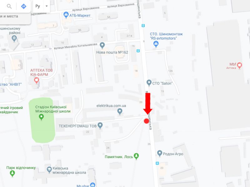 Білборд/Щит, Київ, Святошинська вул., 20, в сторону вул. Жмеринської