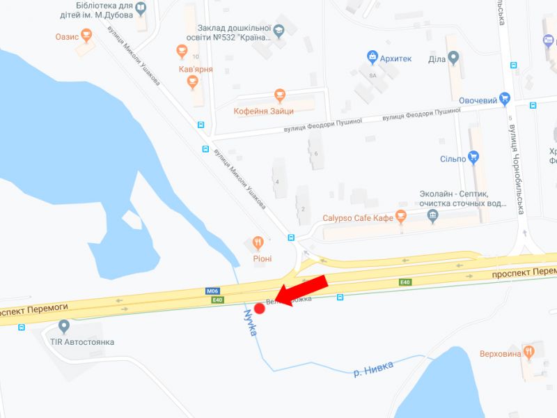 Білборд/Щит, Київ, Берестейський пр. - вул. Ушакова, навпроти, з центру