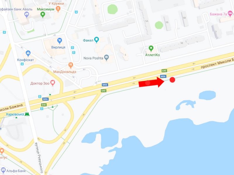 Білборд/Щит, Київ, Бажана пр., 5 В, навпроти, в бік пл. Харківській