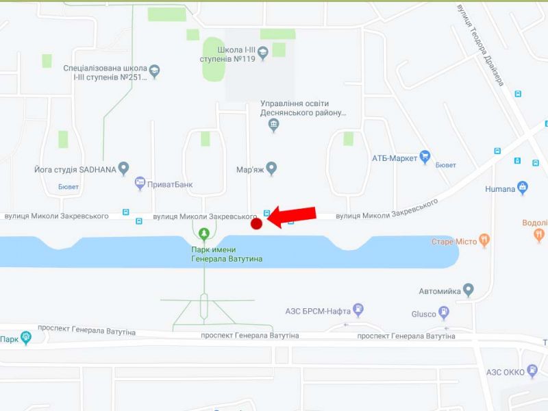Билборд/Щит, Киев, Закревського вул., 15, навпроти, в бік пр. Маяковського