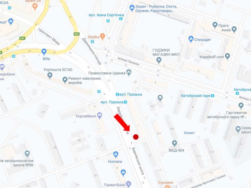 Билборд/Щит, Киев, Харківське шосе, 3, в сторону Привокзальна вул.
