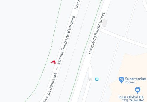 Білборд/Щит, Київ, Оноре де Бальзака вул., 2