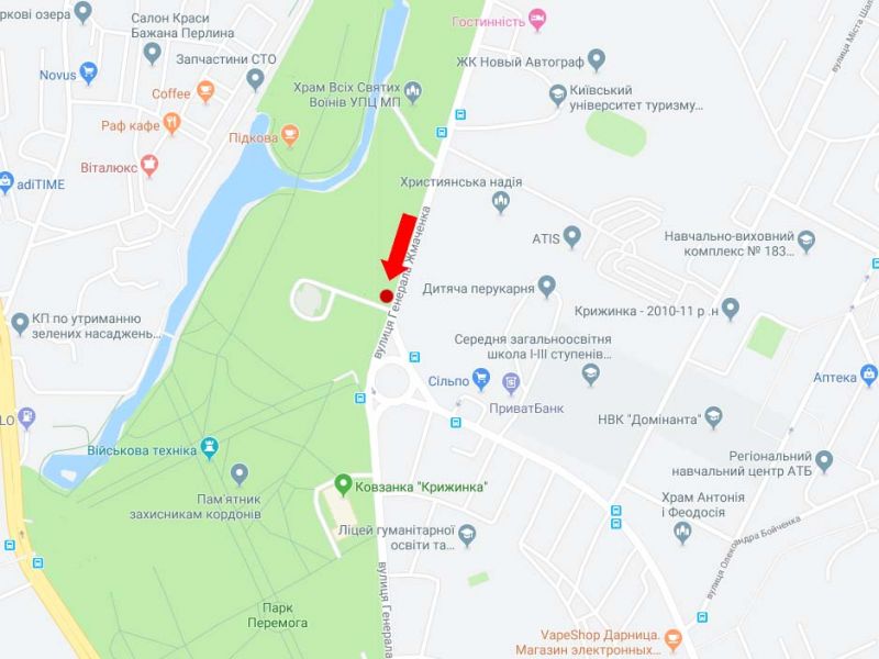 Билборд/Щит, Киев, Жмаченка вул., 9, в сторону Броварського пр.
