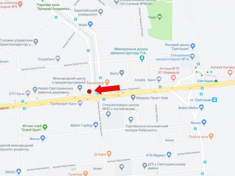Роллер/Призматрон, Киев, Перемоги пр., 116/1 - бул. Вернадського, з центру
