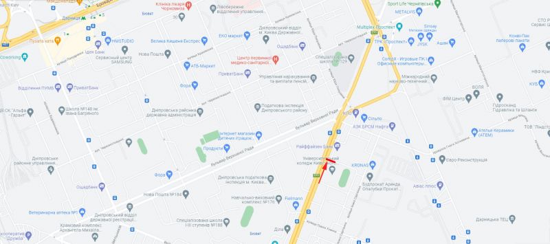 Ролер/Призматрон, Київ, Гагаріна Ю. пр-т 16, рух в напрямку ст. м. "Чернігівська"