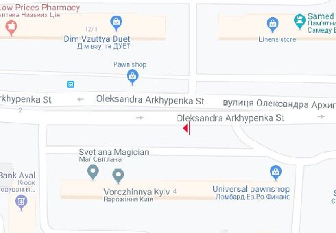 Билборд/Щит, Киев, Архипенка Олександра вул. (Мате Залки вул.), 4