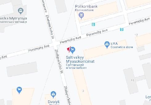 Роллер/Призматрон, Чернигов, Перемоги просп., 13 - Жабинського вул.