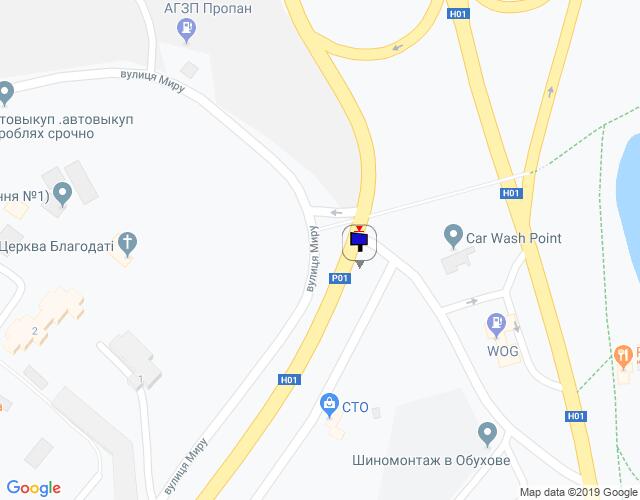 Білборд/Щит, Обухів, м. Обухів, вул. Київська, в'їзд в м. Обухів з м. Києва, на повороті до АТБ, верх