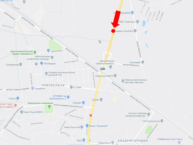 Билборд/Щит, Киев, Паладіна пр., до жд мосту, в сторону ст.м. "Академмістечко", пр. Перемоги