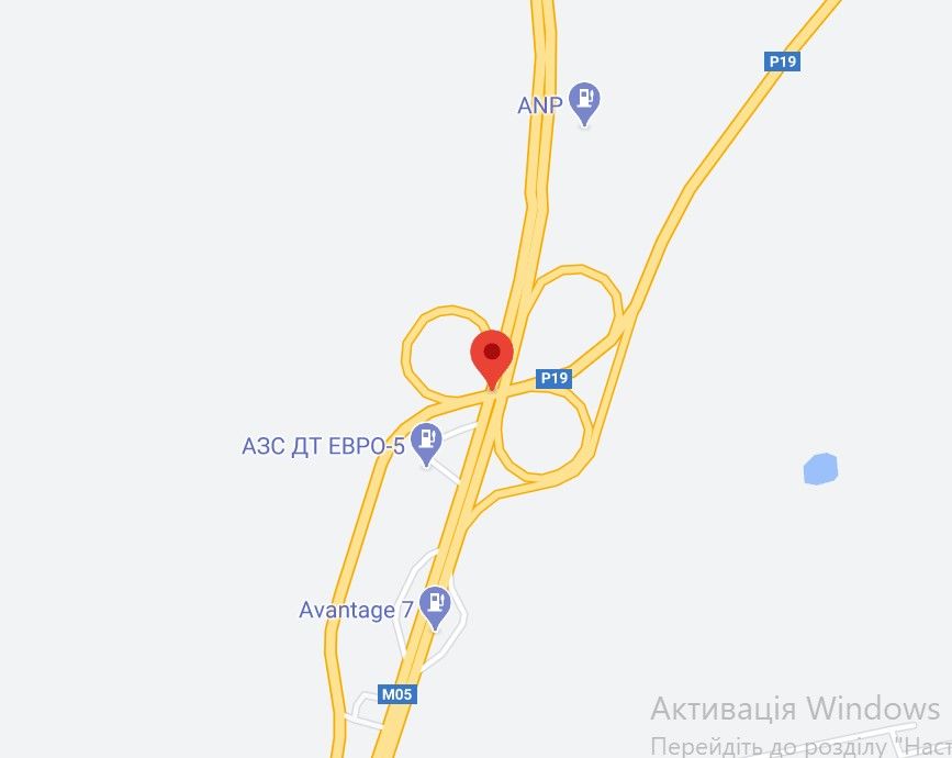 Реклама на мостах, Трассы, М-05 Одеська тр. 44+450 км (Гарант) км від КПП. Десятий від Києва - Транспортна розвязка, поворот на с. Васильків, м. Фастів, Гот.-рест. комплекс Мисливець, зупинка, з Києва