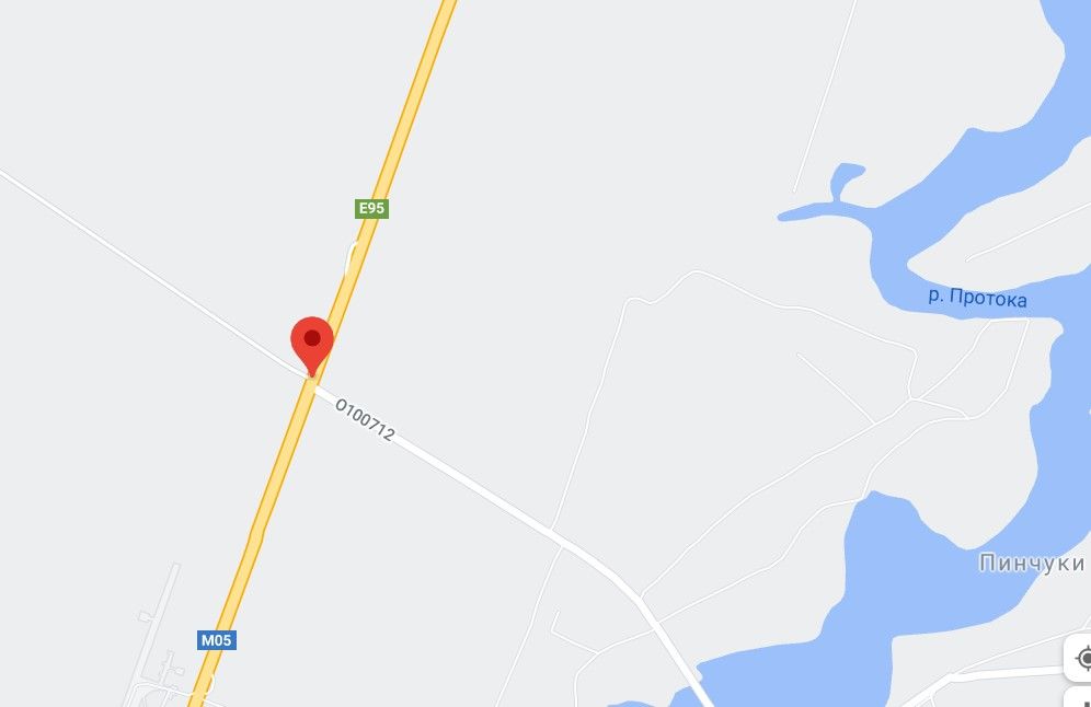 Реклама на мостах, Трассы, М-05 Одеська тр. 59+080 (Гарант) км від КПП. Тринадцятий від Києва - поворот на с. Пінчуки, зупинка, Гот.- рест. комплекс Океан, з Києва
