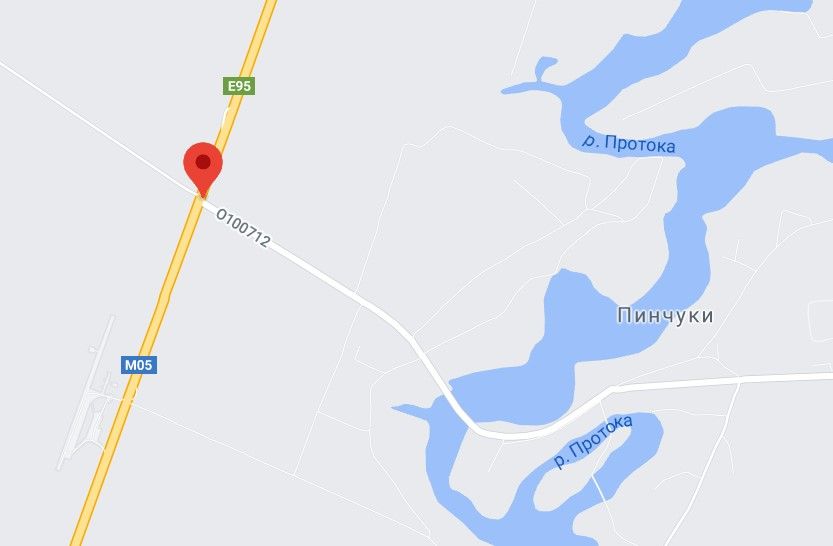 Реклама на мостах, Трассы, М-05 Одеська тр. 59+080 (Гарант) км від КПП. Тринадцятий від Києва - поворот на с. Пінчуки, зупинка, Гот.- рест. комплекс Океан, в напрямку Києва