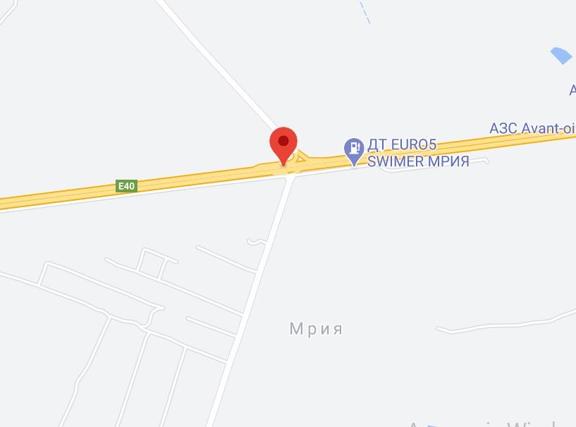 Реклама на мостах, Трассы, М-06 Житомирська траса 28+880 км від КПП. Восьмий від Києва, с. Мрія, поворот на c. Лісне - зупинка, напрямок - з Києва