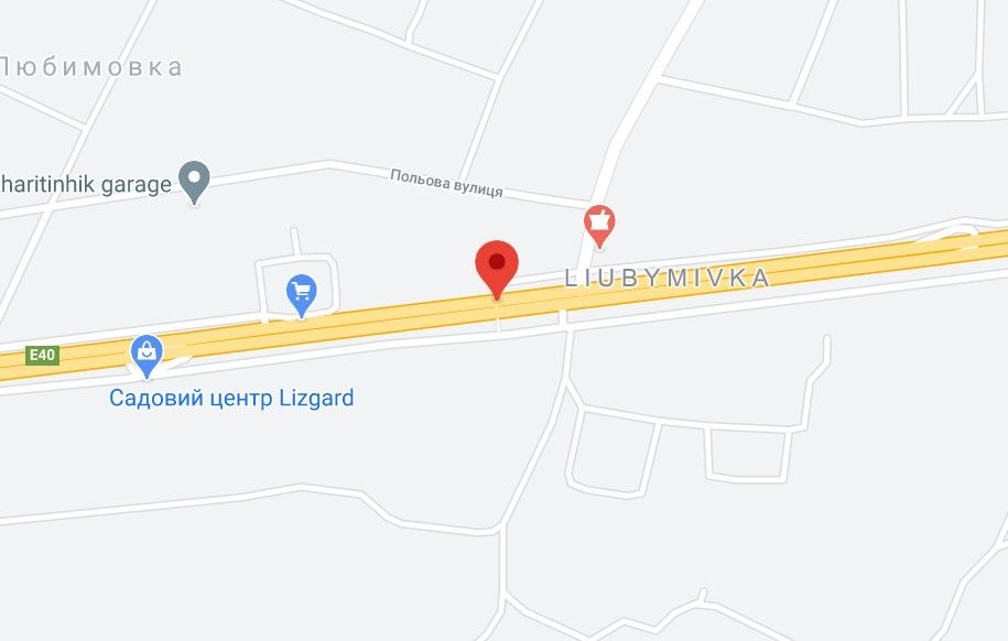 Реклама на мостах, Трассы, М-06 Житомирська траса 33+020 км від КПП. Десятий від Києва, с. Любимівка, поворот на с. Буча 1, зупинка, поруч Ветеринарна аптека, напрямок - з Києва