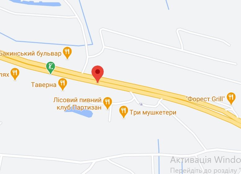 Реклама на мостах, Трассы, Н 01 Ново Обухівська тр. 28+043 км від КПП.Четвертий від Києва, ресторан Партизан, Три Мушкитера, з Києва