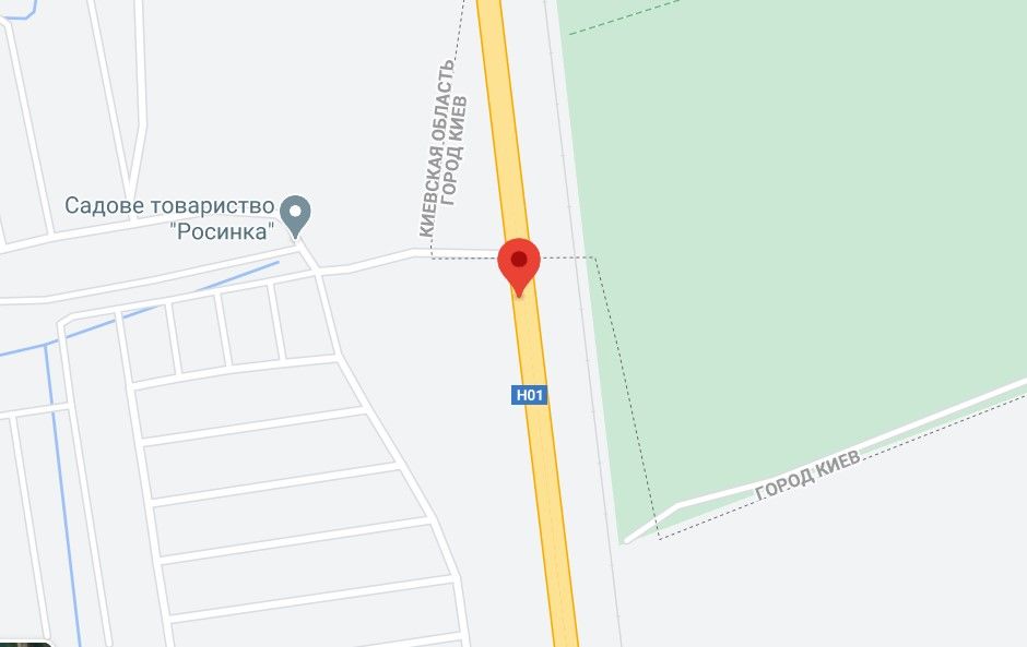 Реклама на мостах, Трассы, Н 01 Ново Обухівська тр.31+430 км від КПП.Шостий від Києва, зупинка Росинка, з Києва