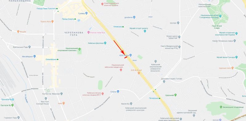 Скролл/Ситилайт, Киев, Лесі Українки бульв. 20, рух в напрямку ст. м. "Печерська"