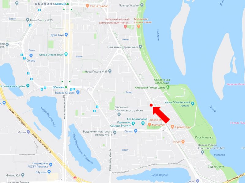 Ролер/Призматрон, Київ, Героїв Сталінграда пр., 9, навпроти супермаркету "Антошка", в сторону вул. Тимошенка