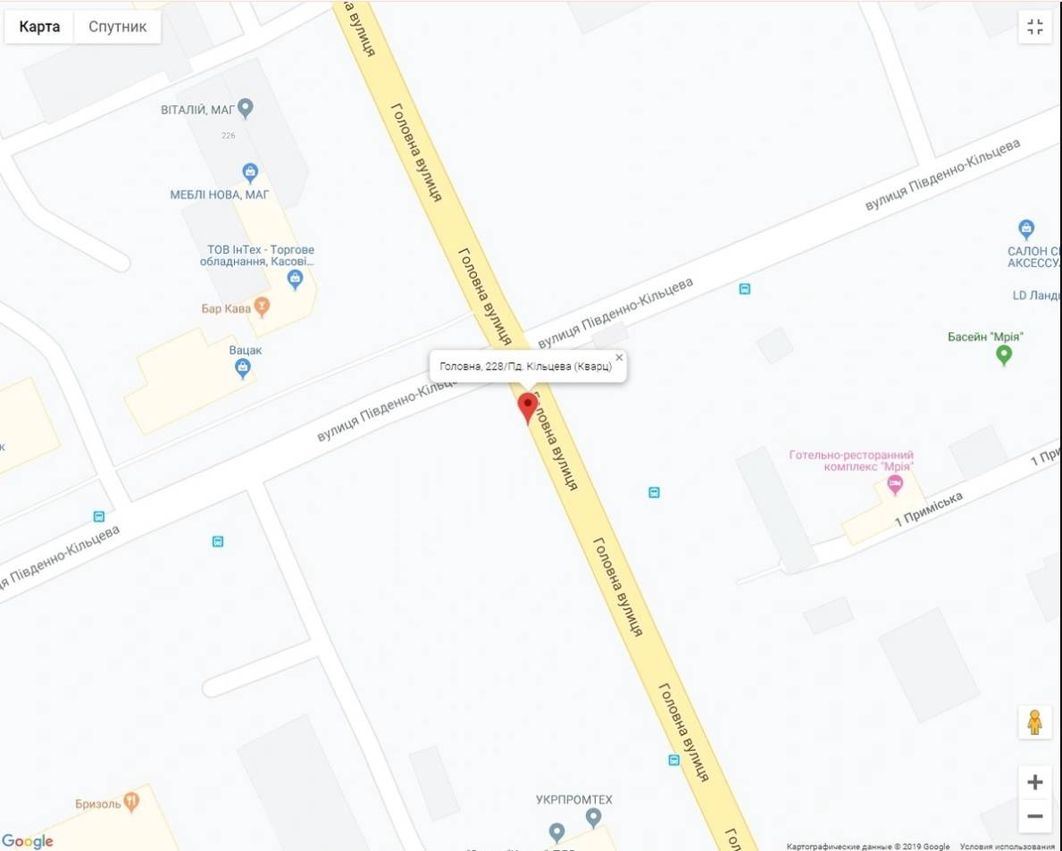 Билборд/Щит, Черновцы, Головна, 228/Пд. Кільцева (Кварц)
