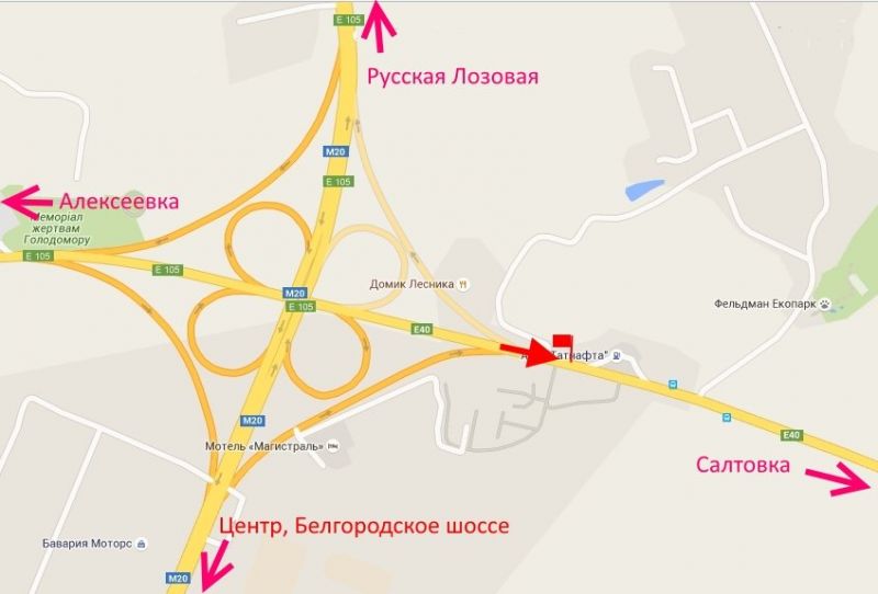 Білборд/Щит, Харків, Лозовеньківський пр-т-Фельдман-екопарк-чебурашка №1-ліва-в бік Салтівки