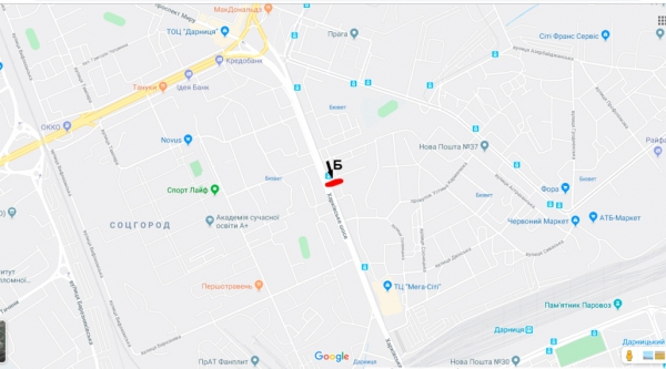 Білборд/Щит, Київ, Харківське шосе, 9 - Дарницька пл.