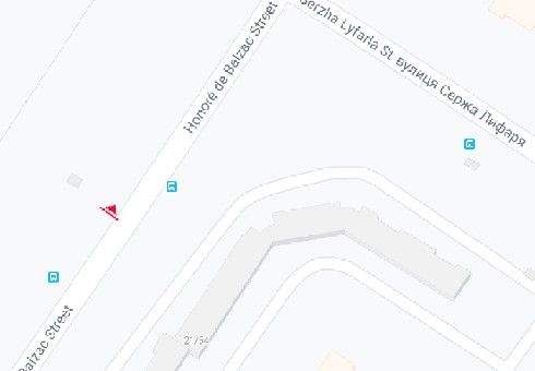 Білборд/Щит, Київ, Бальзака вул., 45/21 (навпроти)