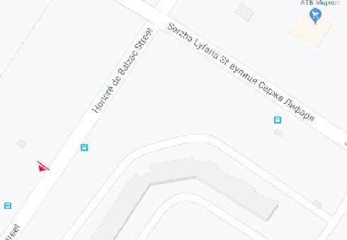 Білборд/Щит, Київ, Бальзака вул., 45/21 (навпроти)