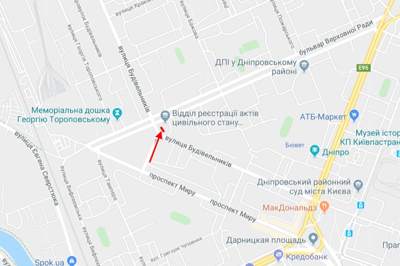 Ролер/Призматрон, Київ, ВерховноЇ Ради бул., 8/20 /вул. Будівельників