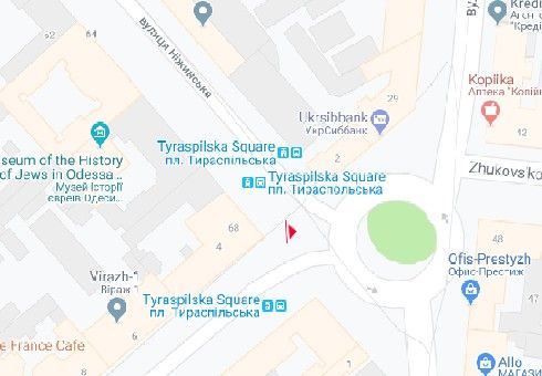 Скролл/Ситиборд, Одесса, Ніжинська вул. №68 А2