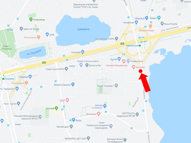 Билборд/Щит, Киев, Ревуцького вул. 42-В, ст.м. "Харківська", в бік пр. Бажана