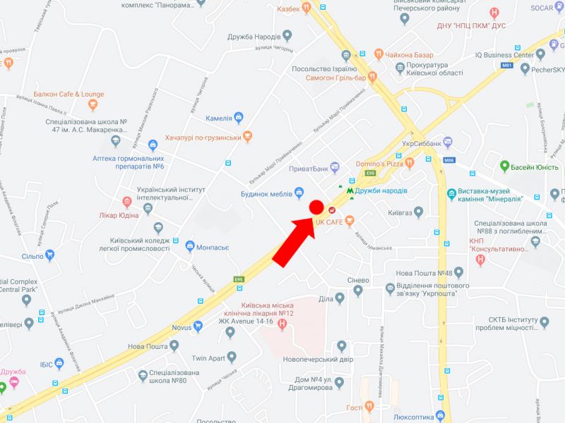 Беклайт, Київ, Миколи Міхновського бул., 23, ст. м. "Звіринецька", в сторону мосту Патона