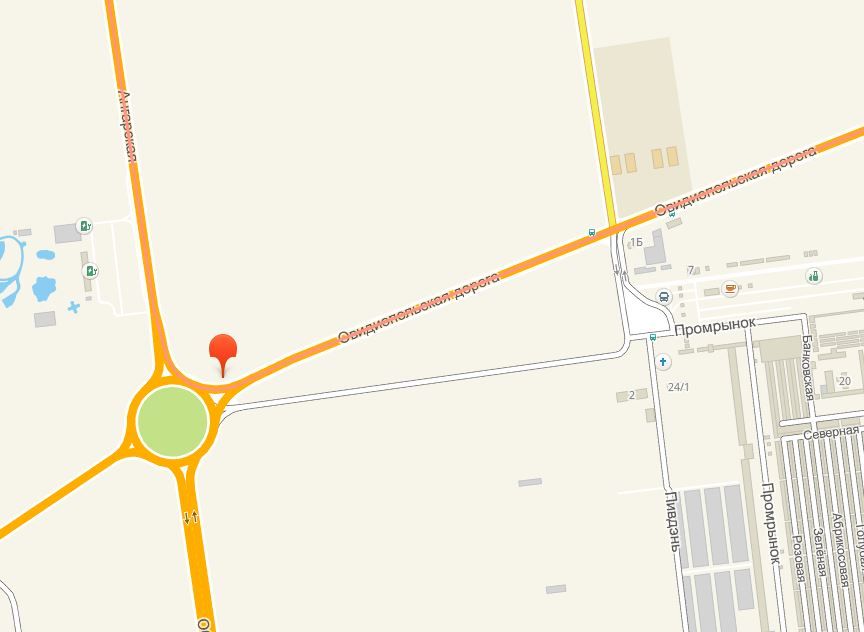 Білборд/Щит, Траси, 7 км поворот на Авангард (аква парк) з города