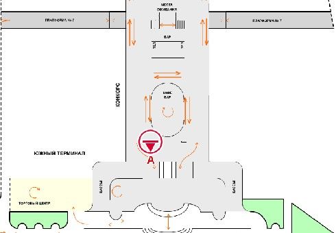 Сітілайт, Київ, Конкорс (Південний термінал)