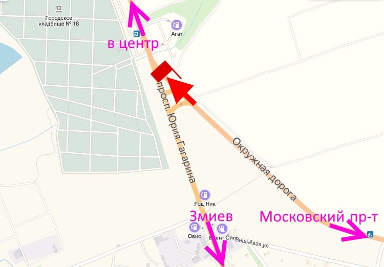 Білборд/Щит, Харків, Проспект Гагаріна-розв'язка з кільцевою -до центру