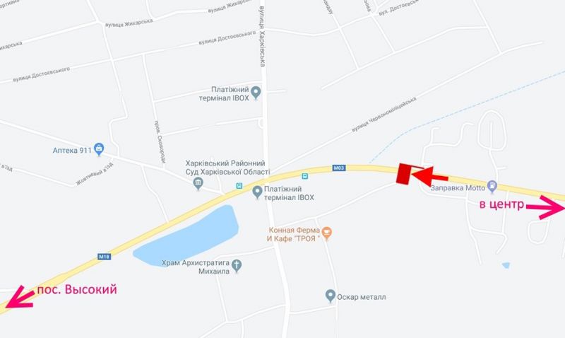 Билборд/Щит, Трассы, Сімферопольське шосе-вул. Соборна-2-біля маркету АТБ-з центру