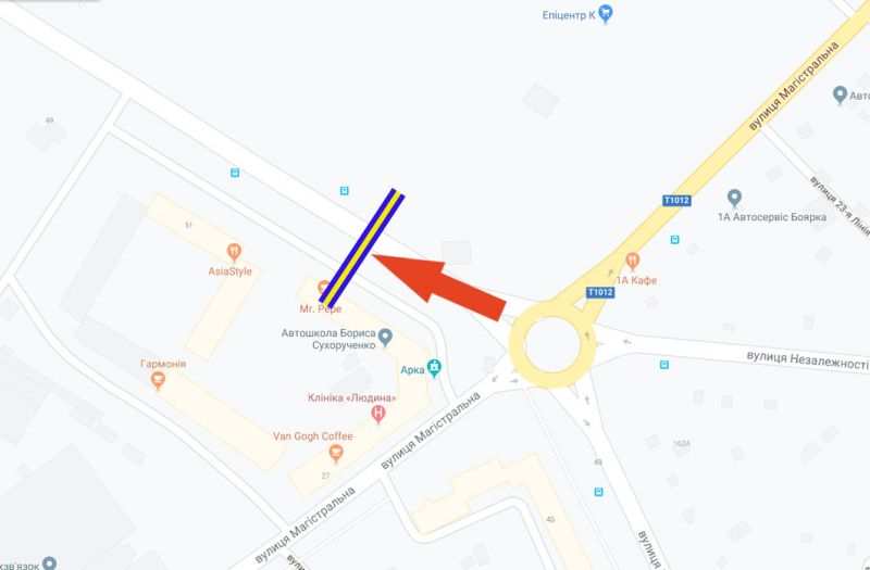 Билборд/Щит, Киев, траса Білогородка-Боярка (В) - на Білогородку