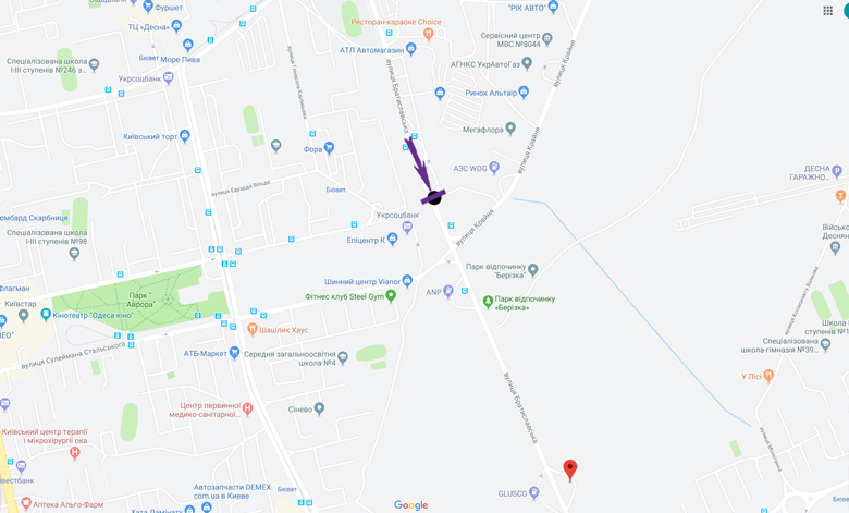 Билборд/Щит, Киев, вул. Братиславська,48-Б, напроти Епіцентра